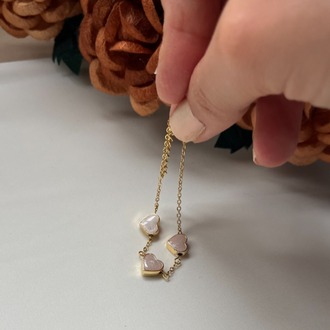 The Symphony Of Enamelled Hearts Bracelet