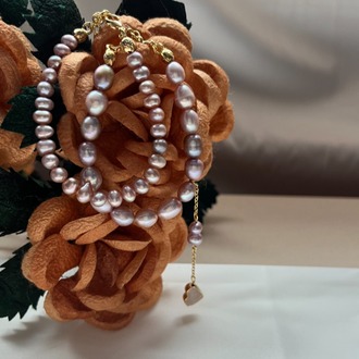 5A++ Lavender Pearl Bracelet