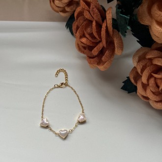 The Symphony Of Enamelled Hearts Bracelet
