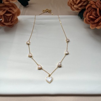 The Symphony Of Enamelled Hearts Necklace
