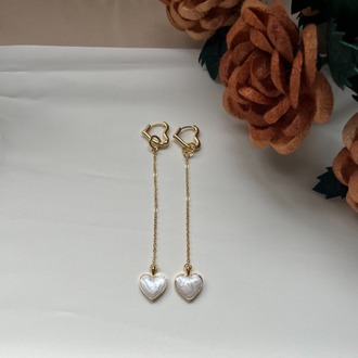 The Symphony Of Enamelled Hearts Earrings