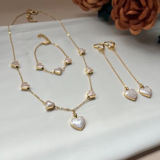 The Symphony Of Enamelled Hearts Bracelet