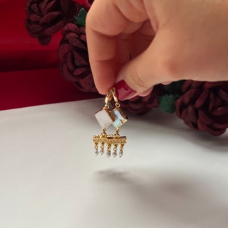 Three Falling Kisses Earrings