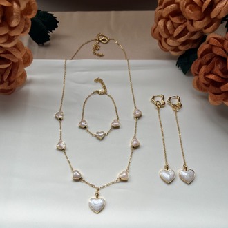 The Symphony Of Enamelled Hearts Earrings