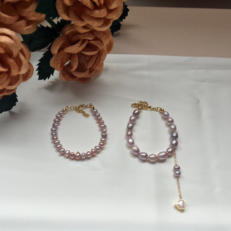 5A++ Lavender Pearl Bracelet