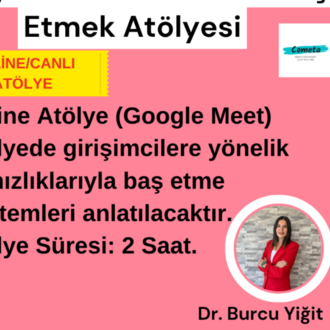 Girişimcilere Yalnızlıkla Baş Etmek Atölyesi (Online/Canlı Eğitim)