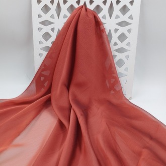 JANJAN ŞİFON KUMAŞ (TABA-BAKIR-KİREMİT TONLARI)