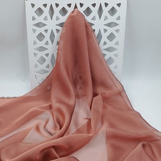 JANJAN ŞİFON KUMAŞ (TABA-BAKIR-KİREMİT TONLARI)
