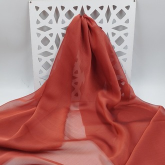 JANJAN ŞİFON KUMAŞ (TABA-BAKIR-KİREMİT TONLARI)