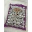 500 Gram 20 mm Krem Lüks / Lüx Kaplama Plastik Inci Boncuk, Çanta Yapım Boncuğu