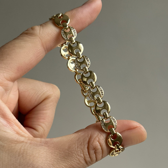 Gold Düğme Model Bileklik