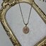 Vintage Gül Çelik Gold Kolye