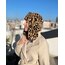 Kürklü Pilot Şapka-Leoparlı Klipsli