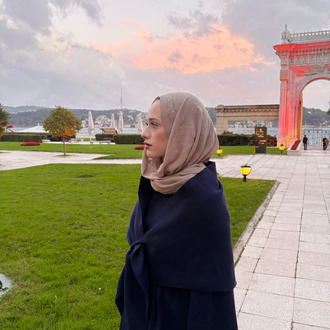 Şal Detaylı Triko Takım
