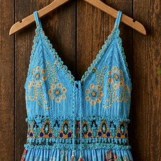 İthal tasarım handmade elbise