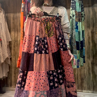 Otantik patchwork etek