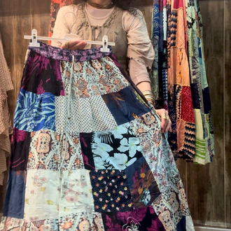 Otantik patchwork etek