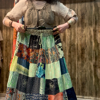 Otantik patchwork etek