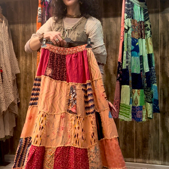Otantik patchwork etek