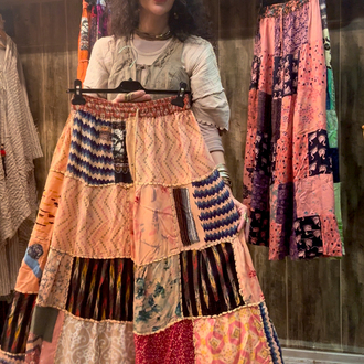 Otantik patchwork etek