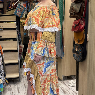 İthal tasarım handmade elbise