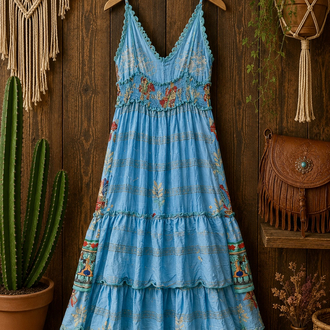 İthal tasarım handmade elbise