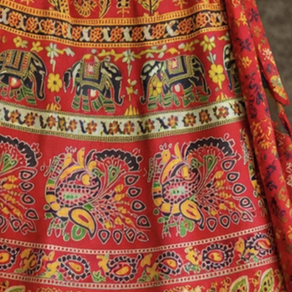 Nepal tasarım anvelop etek