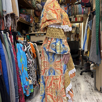 İthal tasarım handmade elbise