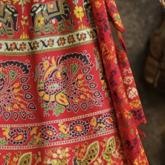 Nepal tasarım anvelop etek