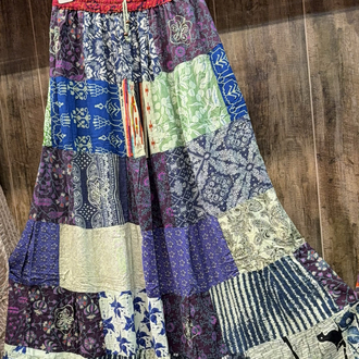Otantik patchwork etek