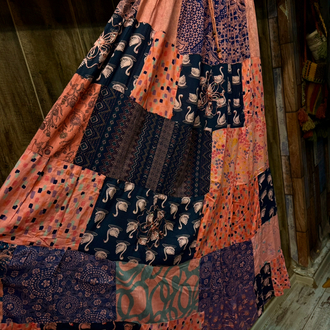 Otantik patchwork etek