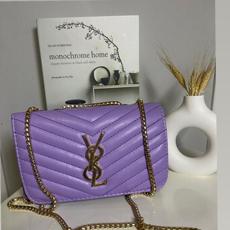 Lila YSL Model Zincir Askılı Omuz Çantası (200₺) 
