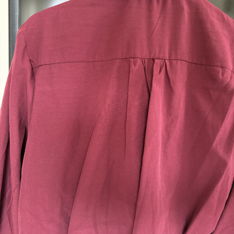 Bordo bomber gömlek L beden