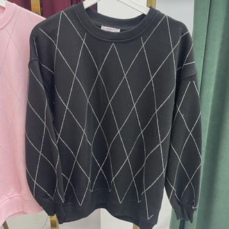 Taşlı Sweatshirt