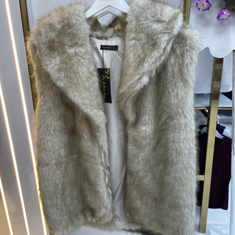 İthal Peluş Kapşonlu Yelek
