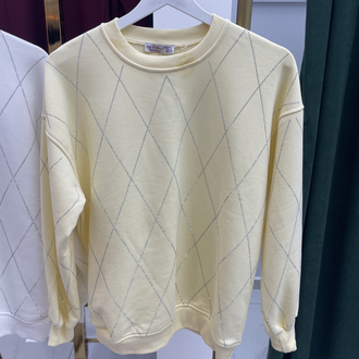 Taşlı Sweatshirt