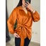 marka model yandan bağlamalı bluz (kiremit)