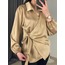 marka model yandan bağlamalı bluz (vizon)