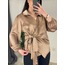 marka model yandan bağlamalı bluz (sütlü kahve)