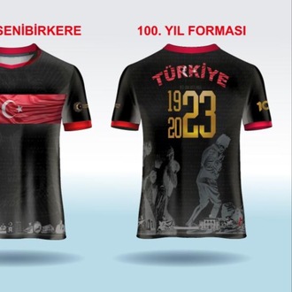 Sevdik Seni Bir Kere 100. YIL Cumhuriyet Forması - Siyah