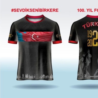 Sevdik Seni Bir Kere 100. YIL Cumhuriyet Forması - Siyah