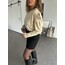 zincir detay sweatshirt rahat kalıp