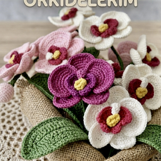 Tığ işi Orkide
