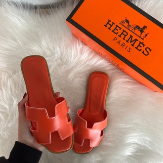 Hermes Turuncu İthal Kalite Terlik