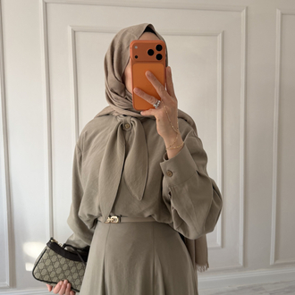 Fular yaka Modal Takım (vizon)