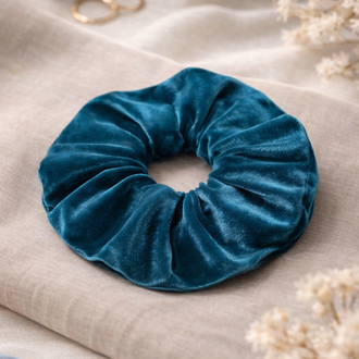 Kadife Saç Tokası – El Yapımı Dolgun Scrunchie | 8 Renk