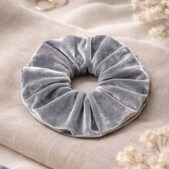 Kadife Saç Tokası – El Yapımı Dolgun Scrunchie | 8 Renk