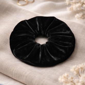 Kadife Saç Tokası – El Yapımı Dolgun Scrunchie | 8 Renk