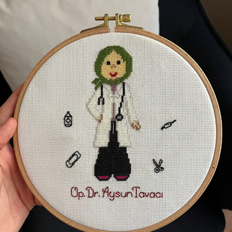 Kişiye Özel Hediye Doktor Kasnak Pano