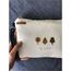 Sonbahar Ağaç Kanaviçe Clutch Çanta